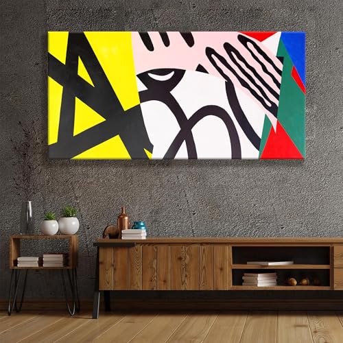 Large Abstract Wall Art For Living Room Prints Artwork 29x58 Inch