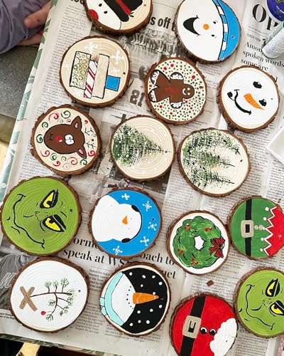 Natural Wood Slices 30 Pcs 2 (30 Count)
