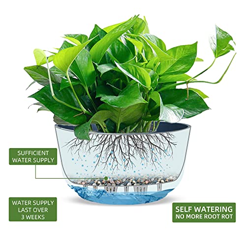 8.75 Inch Self Watering Hanging Planter (2 Count)