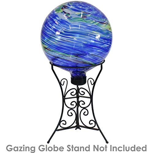 Sunnydaze 10" Glass Gazing Ball for Garden