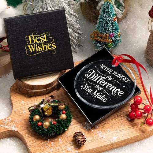 Never Forget The Difference You Make Ornament Thank You Gifts