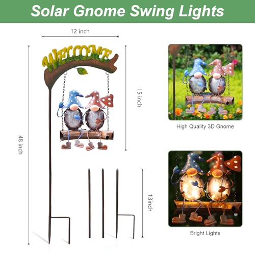 Gnomes Garden Decor Solar Lights