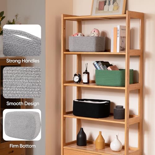4 Pack 14.17 * 11.02 * 6.3IN Storage Baskets for Organizing Shelves (4 Count)