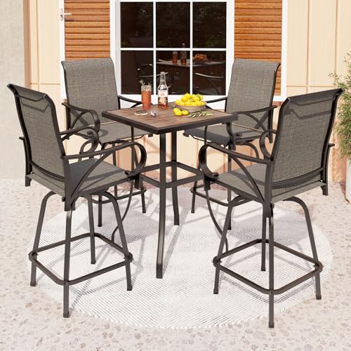 Bar Height Patio Table and Chairs 5 Piece (5 Count)