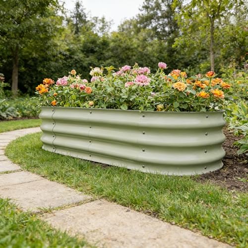 Gardmax Galvanized Raised Garden Bed