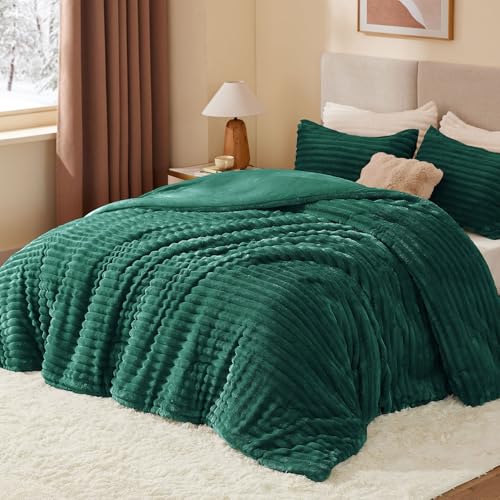 Fleece Queen Comforter Set