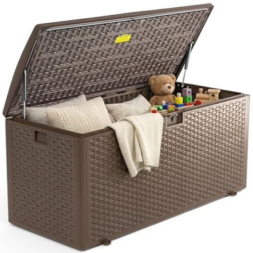 Premium Pro Edition 180 Gallon Lockable Resin Deck Box