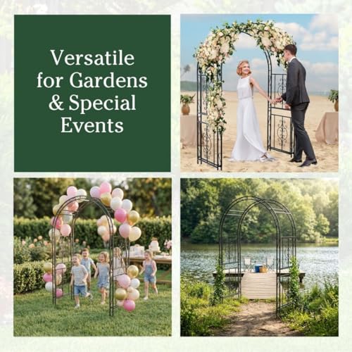 Arch Metal Outdoor Garden Arbor
