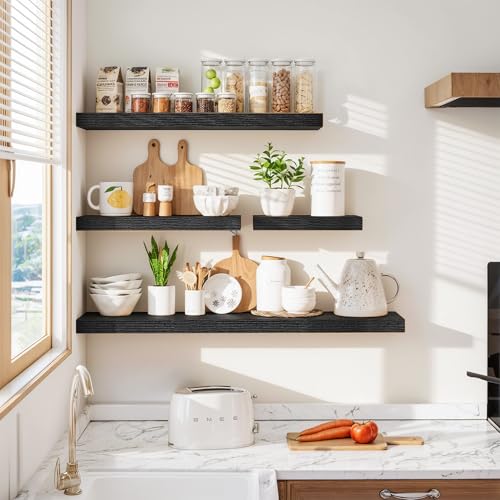Floating Shelves 9 inch Deep 24”Long Set of 2 (2 Count)