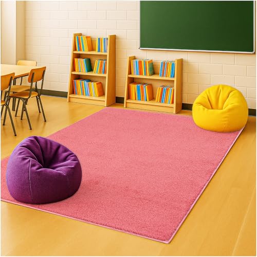 Soft & Colorful 11' Round Kids Classroom Area Rug