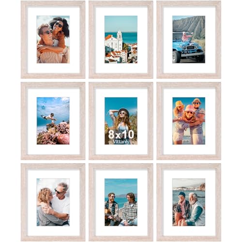 8x10 Picture Frames Set of 9 (9 Count)