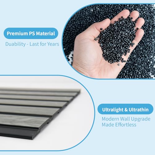 Six Grid Design Slim Slat Wall Panel