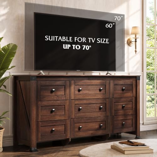 Brown Dresser for Bedroom