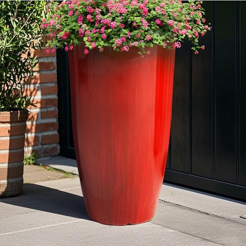 Garden 23.5" H. Large Plastic Planters (2 Count)