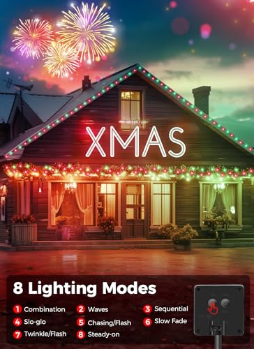 Solar Christmas Lights Outdoor Waterproof (80 Foot)
