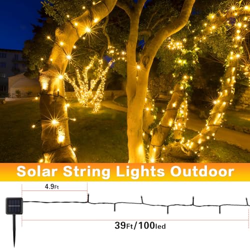 Solar String Lights Outdoor (2 Count)