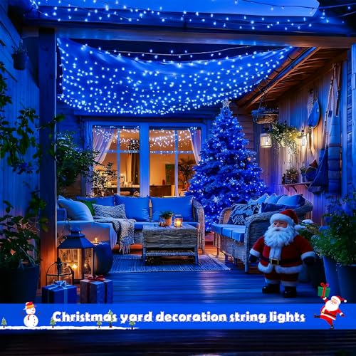 2 Pack Solar String Lights Outdoor (85.4 Foot)
