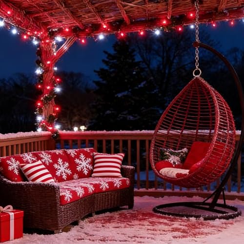 Red White Valentine's String Lights (1200 Count)