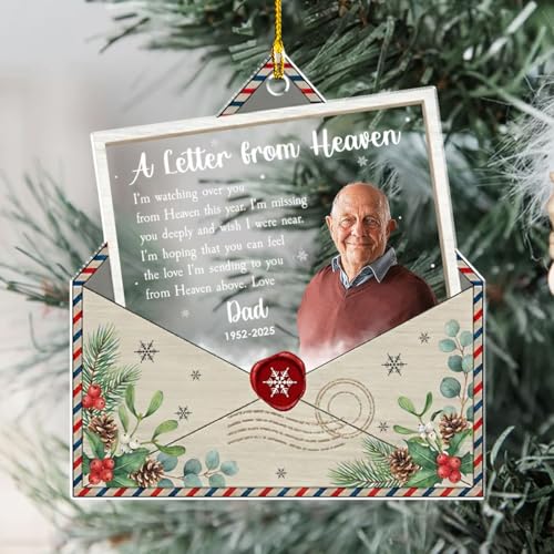 Personalized A Letter from Heaven Acrylic Ornament