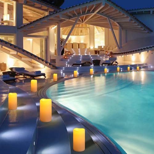 6" x 4" Large Outdoor Flameless Candles (2 Count)