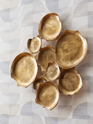 Gageton Gold Metal Wall Art Decor