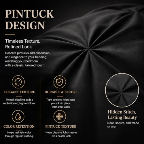Oversized King Comforter Set Black
