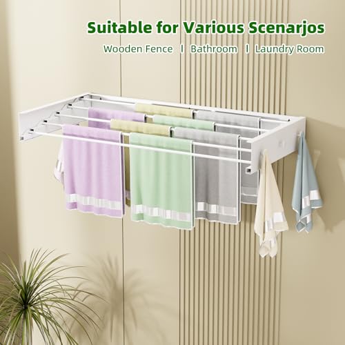 Wall Mounted Drying Rack 32''