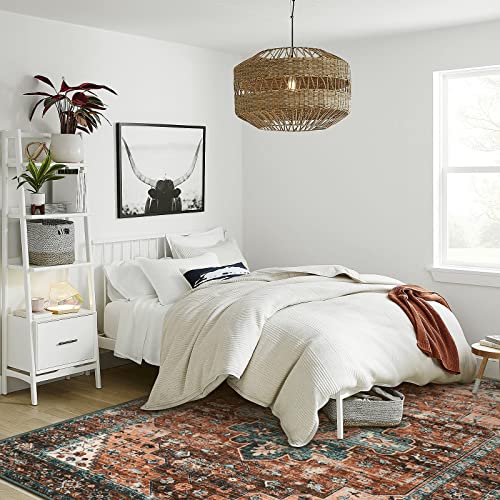 Ultra Thin Washable 10x14 Area Rugs for Living Room