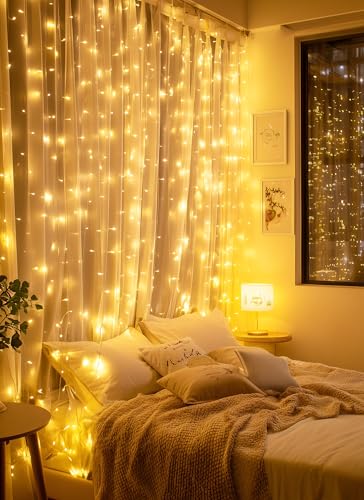 300 LED Fairy Curtain Lights