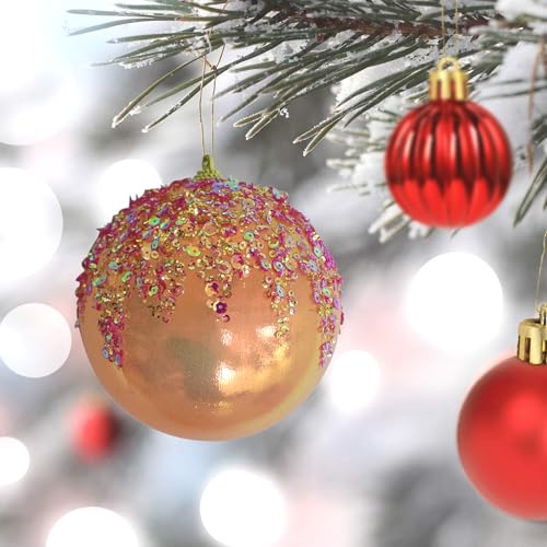 4Pcs Christmas Balls Ornaments (4 Count)