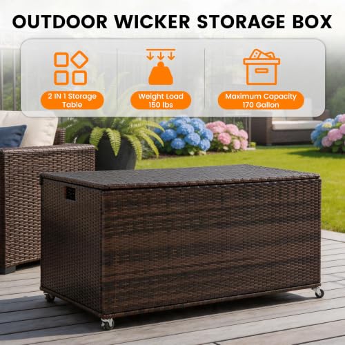 Sundale 70 Gallon Oudoor Deck Box