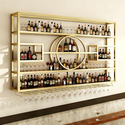 63in Large Wall Mounted Wine Rack
