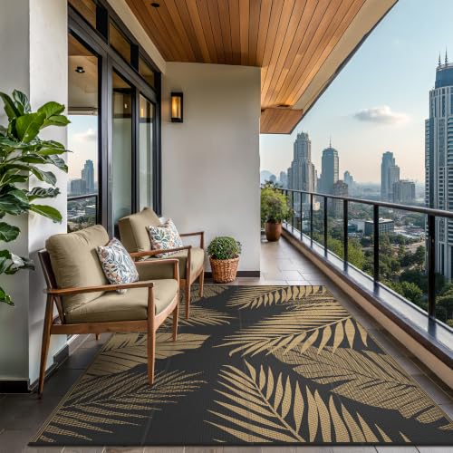 Outdoor Rug Waterproof Plastic Rugs for Patio