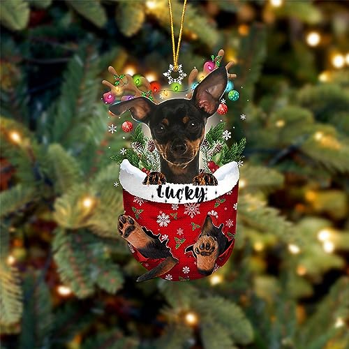 Miniature Pinscher Christmas Ornament