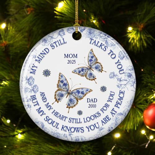 Personalized Memorial Ceramic Ornament