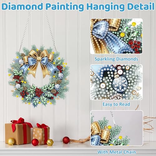 Christmas Diamond Art Hanging Kits for Adult
