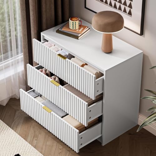 3 Drawer Nightstand Set of 2