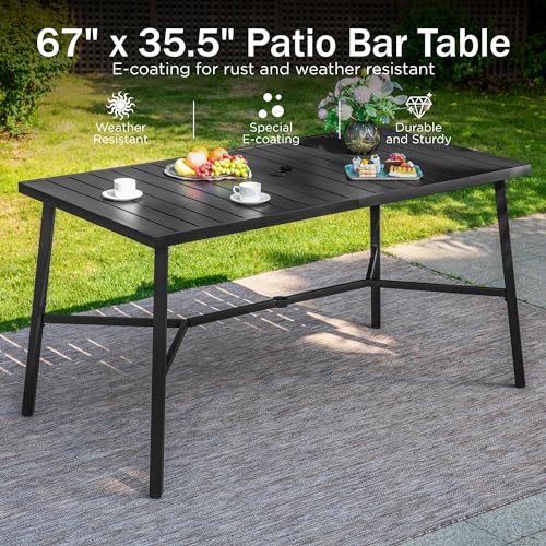 Outdoor Bar Dining Set 7 Piece (7 Count)