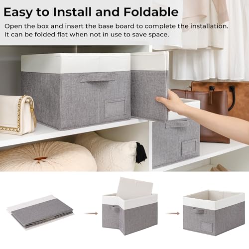 Closet Shelf Baskets (3 Count)
