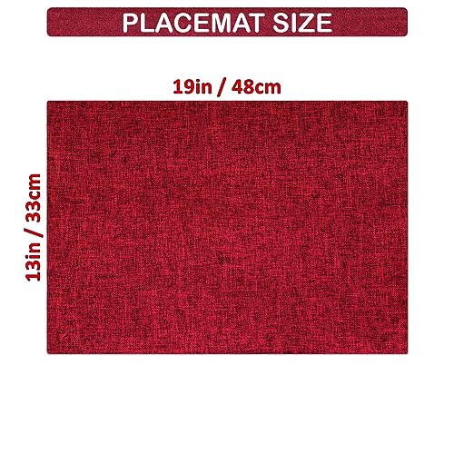 Placemat Set Washable Place Mats for Parties (4 Count)