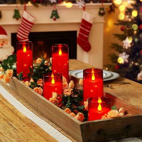 Flickering Flameless Candles (5 Count)