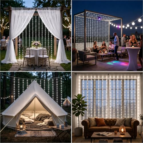 300LED Fairy Curtain Lights