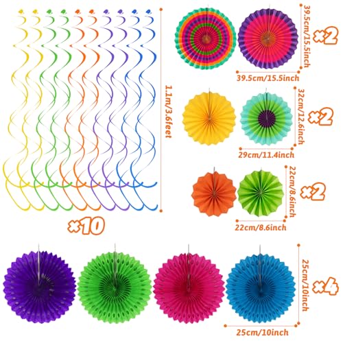 Fiesta Party Decorations (24 Count)