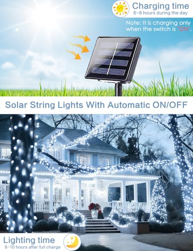 Solar String Lights Outdoor (2 Count)