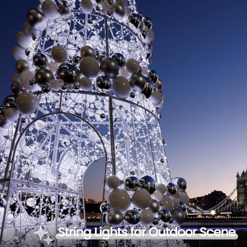 4 Pack 400 LED Battery Operated String Lights