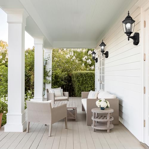Motion Sensor Outdoor Wall Lights Fixtures (2 Count)
