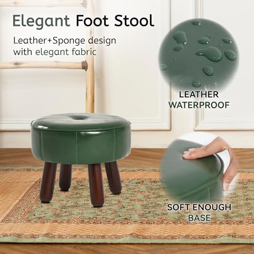13in Small Round Foot Stool Ottoman