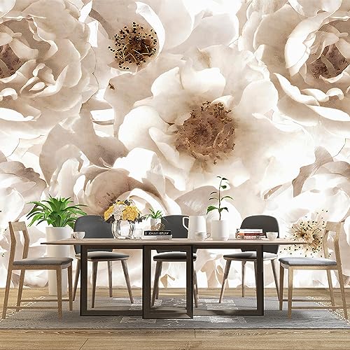 Floral wallpeper for Girls Bedroom Modern Flower Living Room wall Mural