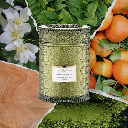 Mandarin Matcha Scented Candle for Home (19 Ounce)