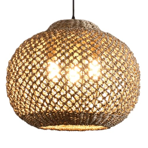 16.94”Rattan Pendant Light
